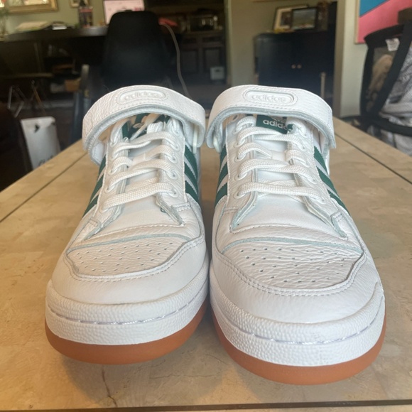 adidas Forum Low \'White Green Gum\' AQ1261 - Size US 10 main image 8